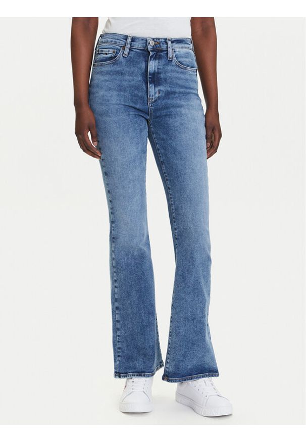 Tommy Jeans Jeansy Sylvia DW0DW20654 Niebieski Flare Fit. Kolor: niebieski
