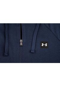 Bluza sportowa męska Under Armour Rival Fleece FZ Hoodie. Kolor: niebieski. Styl: sportowy