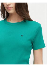 TOMMY HILFIGER - Tommy Hilfiger T-Shirt New Cody WW0WW40587 Zielony Slim Fit. Kolor: zielony. Materiał: bawełna #3