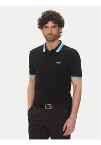 BOSS Polo Paddy Ap Heritage 50538101 Czarny Regular Fit. Typ kołnierza: polo. Kolor: czarny. Materiał: bawełna
