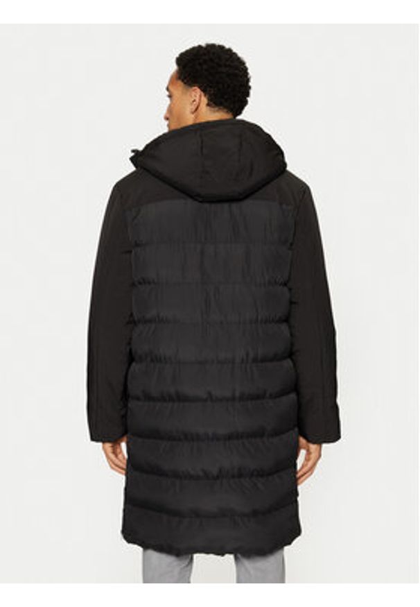 Brave Soul Kurtka zimowa MJK-ELITEBLACK Czarny Regular Fit. Kolor: czarny. Materiał: syntetyk. Sezon: zima