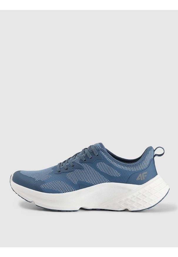 4f - 4F Buty do biegania Freemove Mesh męskie - granatowe 43. Okazja: na co dzień. Kolor: niebieski. Materiał: mesh. Szerokość cholewki: normalna. Sport: fitness
