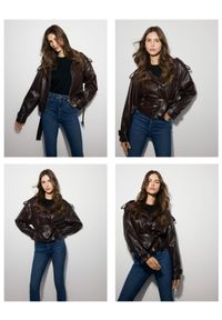 Reserved - Jeansy slim fit z przetarciami - granatowy. Kolor: niebieski