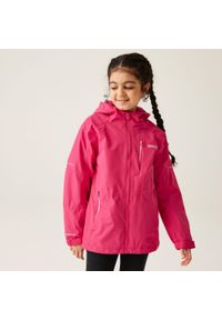 Regatta - Calderdale III dziecięca wodoodporna turystyczna kurtka. Kolor: niebieski. Materiał: materiał #1