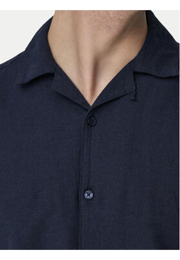 Only & Sons Koszula Caiden 22025116 Granatowy Slim Fit. Kolor: niebieski. Materiał: bawełna
