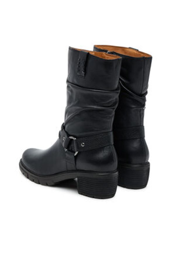 Pikolinos Botki W1T-9590C1 Czarny. Kolor: czarny. Materiał: skóra