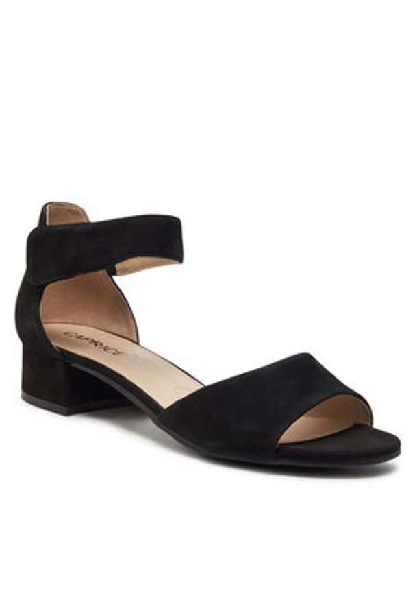 Caprice Sandały 9-28212-42 Czarny. Kolor: czarny. Materiał: skóra, zamsz