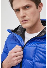 Calvin Klein Kurtka puchowa męska zimowa. Okazja: na co dzień. Kolor: niebieski. Materiał: puch. Sezon: zima. Styl: casual