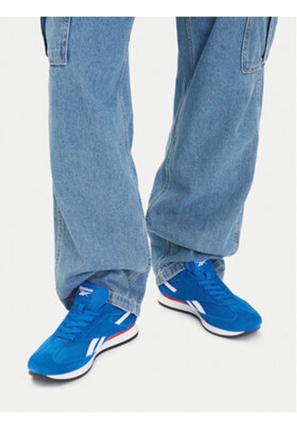 Reebok Sneakersy CEO-FIORI AR30309M-MWR Granatowy. Kolor: niebieski. Materiał: zamsz, skóra