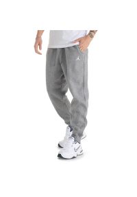 Spodnie Jordan Essential FLC FJ7779-091 - szare. Kolor: szary. Materiał: bawełna, dresówka, poliester, tkanina