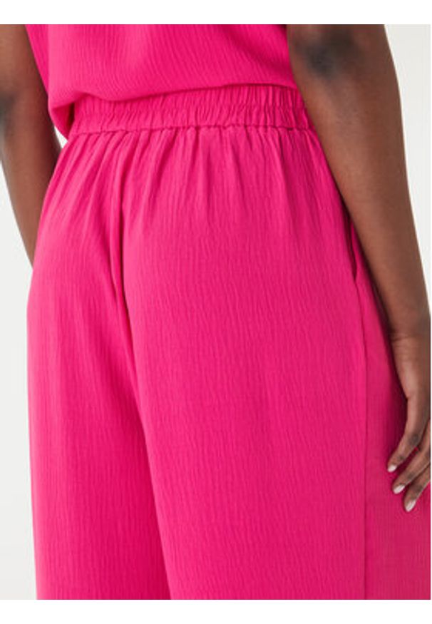 LOLA CASADEMUNT Spodnie materiałowe LS2614054 Różowy Regular Fit. Kolor: różowy. Materiał: syntetyk