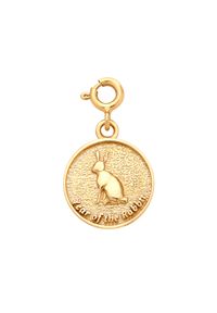 MOKOBELLE - Bransoletka z monetą z chińskim zodiakiem - KRÓLIK. Materiał: pozłacane. Kolor: złoty #2
