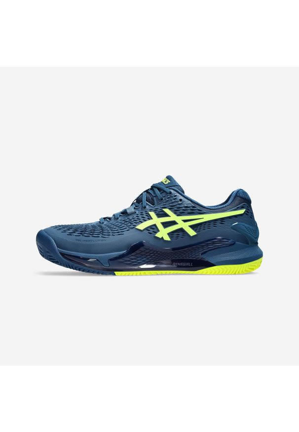 Asics - Buty tenisowe męskie ASICS Gel Resolution 9 na korty ziemne. Materiał: kauczuk. Sport: tenis