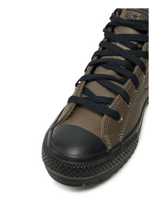 Converse Sneakersy Chuck Taylor All Star Malden Street Wide Fit Boot A09492C 201 Brązowy. Kolor: brązowy. Materiał: skóra. Model: Converse All Star
