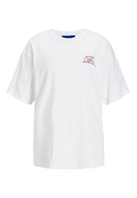 JJXX T-Shirt Nina 12273776 Biały Loose Fit. Kolor: biały. Materiał: bawełna