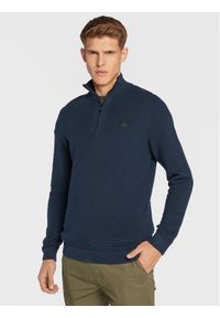 !SOLID - Solid Sweter 21106433 Niebieski Regular Fit. Kolor: niebieski. Materiał: bawełna #1