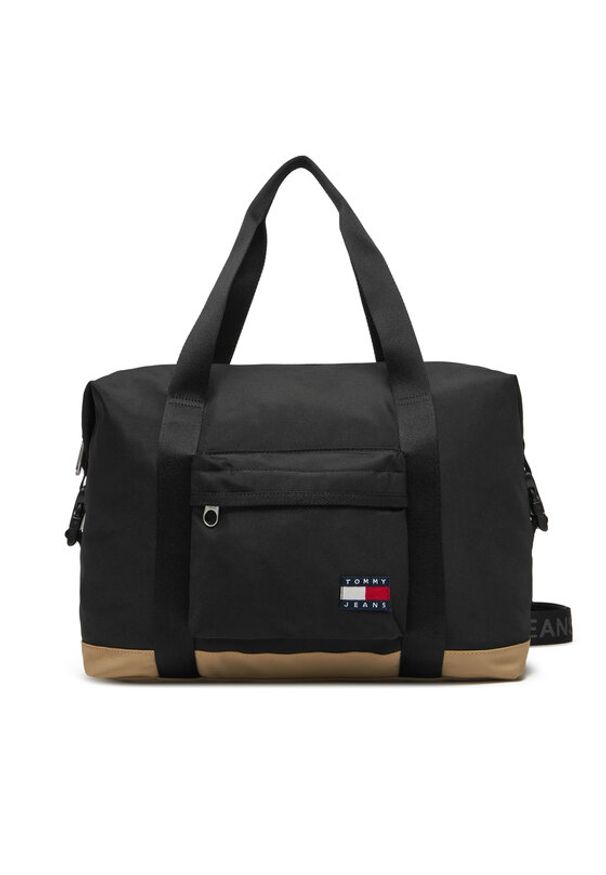 Tommy Jeans Torba Tjm Ess Daily Duffle AM0AM13322 Czarny. Kolor: czarny. Materiał: materiał