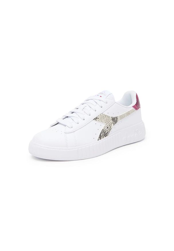 Diadora - Trampki damskie DIADORA GAME P STEP REPTILE. Kolor: biały