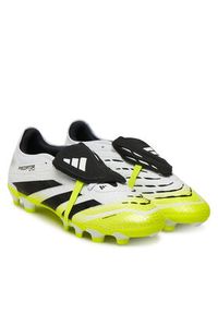 Adidas - adidas Buty do piłki nożnej Predator Pro Fold-Over Tongue Multi-Ground JS4074 Biały. Kolor: biały. Materiał: skóra #4