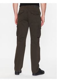 Volcano Spodnie materiałowe Hampter M07234-S23 Khaki Regular Fit. Kolor: brązowy. Materiał: materiał, bawełna #5