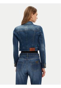 Elisabetta Franchi Kurtka jeansowa BJ-37I-51E2-V620 Niebieski Regular Fit. Kolor: niebieski. Materiał: bawełna #4