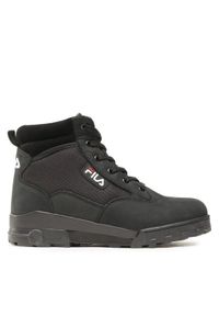 Fila Trapery Grunge II Mid Wmn FFW0217.80010 Czarny. Kolor: czarny. Materiał: skóra, nubuk