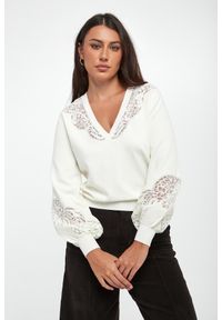 Twinset Milano - Sweter damski z wełną TWINSET. Materiał: wełna #1