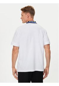 Versace Jeans Couture Polo 76GAGT11 Biały Regular Fit. Typ kołnierza: polo. Kolor: biały. Materiał: bawełna #4