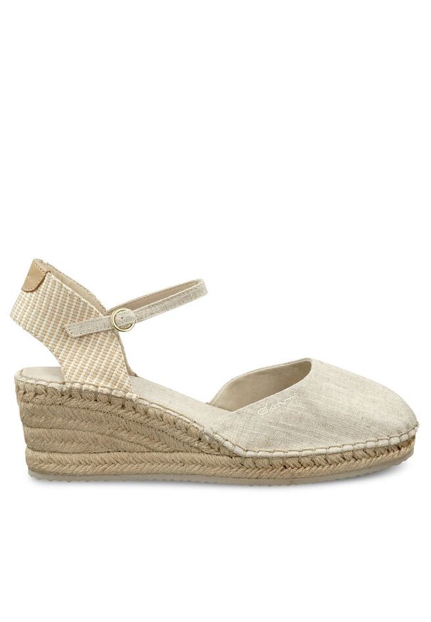 GANT - Espadryle Gant. Kolor: beżowy