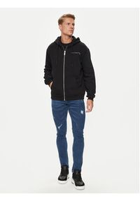 Richmond X Bluza Claretti UMA24147FE Czarny Regular Fit. Kolor: czarny. Materiał: bawełna, syntetyk