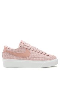 Nike Sneakersy W Blazer Low Patform Ess DN0744 600 Różowy. Kolor: różowy. Materiał: materiał