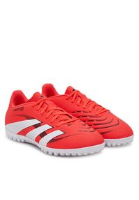 Adidas - adidas Buty do piłki nożnej Predator Club Turf ID3784 Czerwony. Kolor: czerwony. Materiał: skóra
