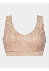Chantelle Biustonosz top Soft Stretch C11DQ1 Beżowy. Kolor: beżowy. Materiał: syntetyk #3