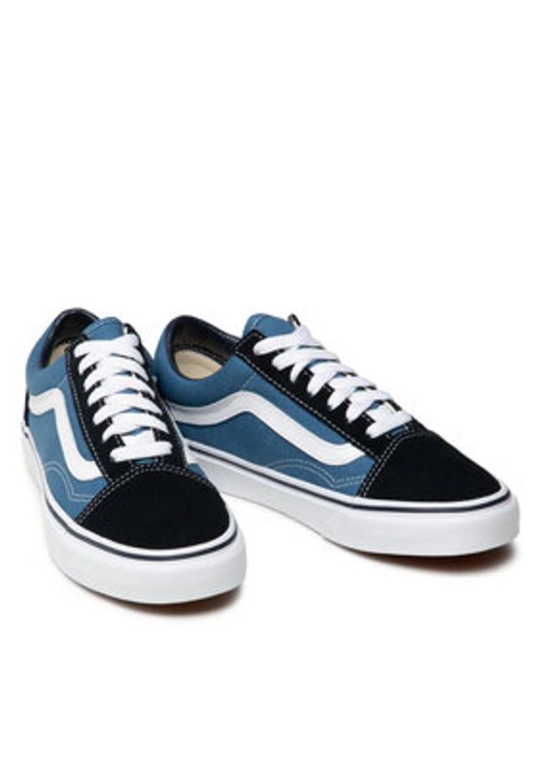 Vans Tenisówki Old Skool VN000D3HNVY Niebieski. Kolor: niebieski. Materiał: zamsz, skóra