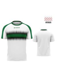 Givova Sport T-Shirt Radio Zielono-Czarny L - Wygodny i Oddychający. Kolor: czarny, zielony, wielokolorowy. Materiał: poliester. Sport: fitness, kolarstwo, joga i pilates