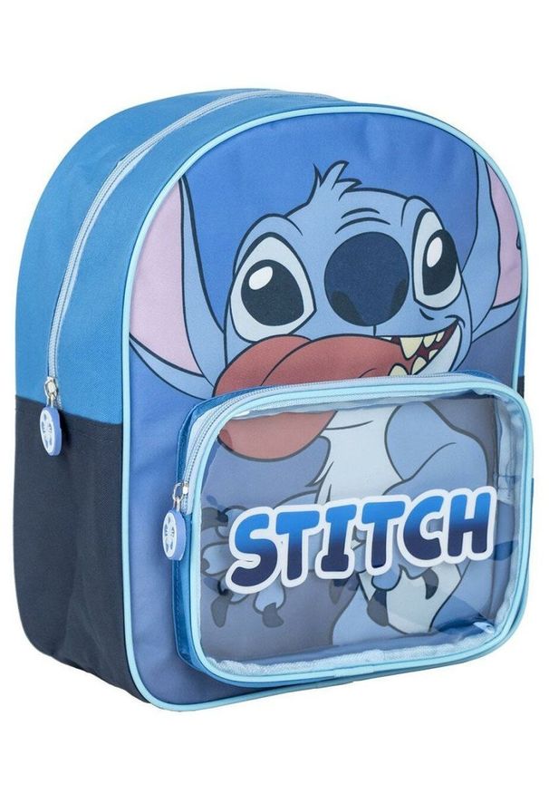 Plecak szkolny Stitch Niebieski 25 x 3 x 12 cm. Kolor: niebieski