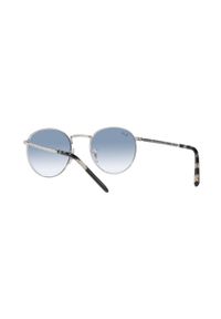 Ray-Ban okulary przeciwsłoneczne New Round 0RB3637.002/G147 kolor srebrny. Kształt: okrągłe. Kolor: srebrny #6