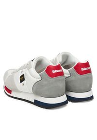 Blauer Sneakersy S6QUEENS01/MES Biały. Kolor: biały. Materiał: skóra, zamsz #5