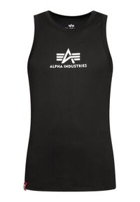 Alpha Industries Tank top Basic 126566 Czarny Regular Fit. Kolor: czarny. Materiał: bawełna #5