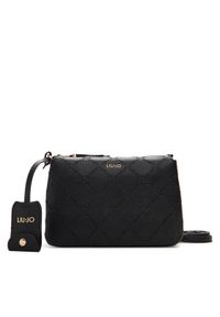 Liu Jo Torebka Ecs S Crossbody AF5072 E0538 Czarny. Kolor: czarny. Materiał: skórzane