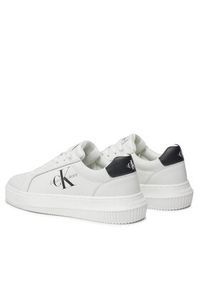 Calvin Klein Jeans Sneakersy Chunky Cupsole Laceup Mon Lth Wn YW0YW00823 Biały. Kolor: biały #6