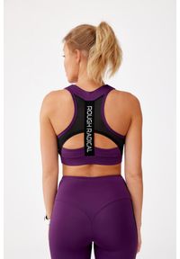 ROUGH RADICAL - Stanik fitness cardio Rough Radical Sports Bra Brush Pro. Kolor: fioletowy. Sport: fitness