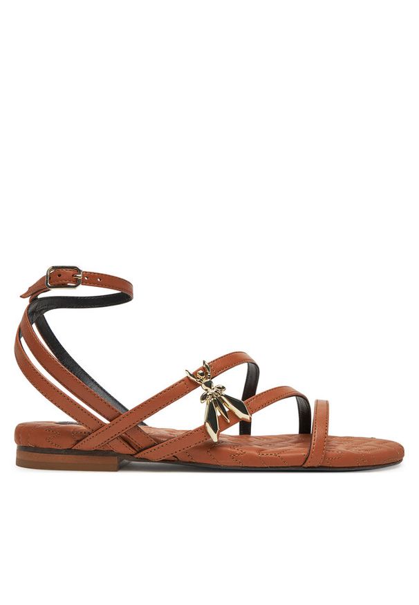 Sandały Patrizia Pepe. Kolor: brązowy