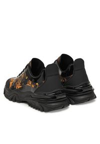 Versace Jeans Couture Sneakersy 79YA3SIB ZSC90 Czarny. Kolor: czarny. Materiał: materiał #5