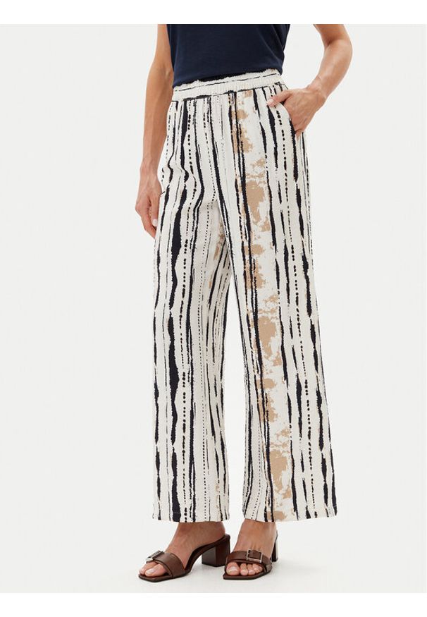 JDY Spodnie materiałowe Troya 15339132 Biały Wide Leg. Kolor: biały. Materiał: wiskoza