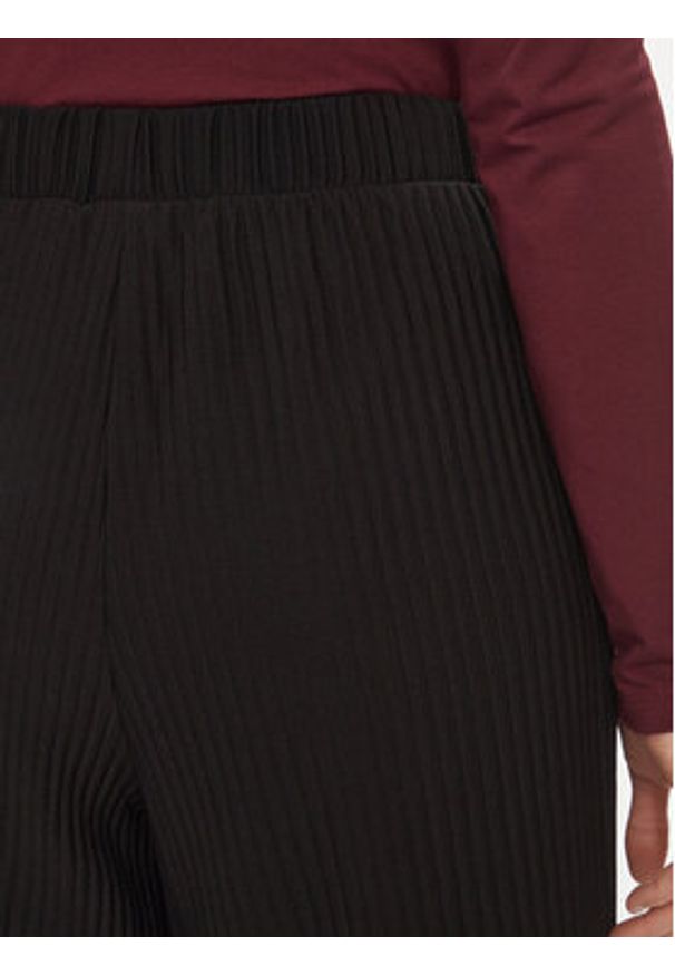 Pieces Spodnie materiałowe 17144047 Czarny Wide Leg. Kolor: czarny. Materiał: syntetyk