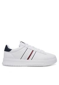 TOMMY HILFIGER - Sneakersy Tommy Hilfiger. Kolor: biały