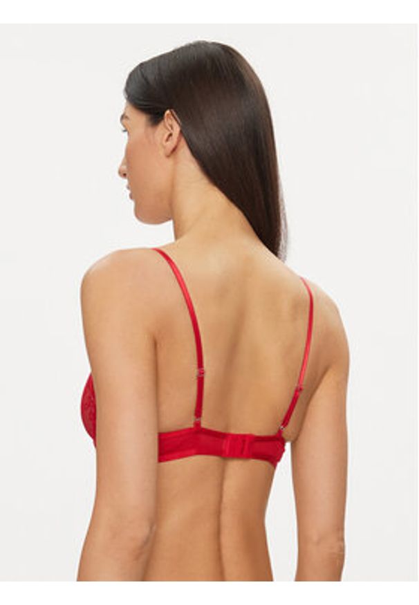 Hunkemöller Biustonosz braletka Isabelle Up 184808 Czerwony. Kolor: czerwony. Materiał: syntetyk