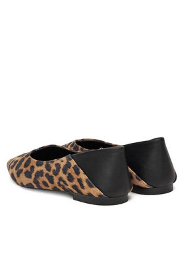 Badura Baleriny GEA-V1521-06-1 Czarny. Kolor: czarny. Materiał: skóra, zamsz