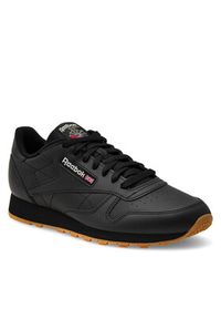 Reebok Sneakersy EO-CLASSIC LEATHER 100008493 Czarny. Kolor: czarny. Materiał: syntetyk, skóra. Model: Reebok Classic #6